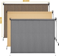 Patio Sun Shade Roller Shade