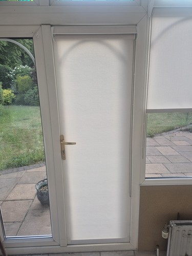 Pair roller blinds for - of,